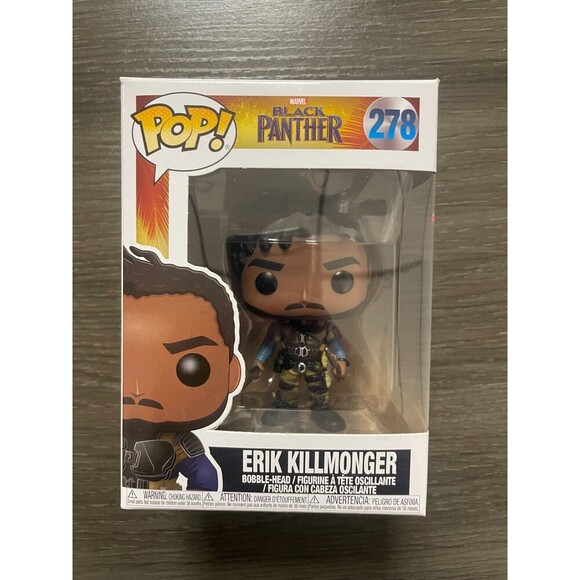 Funko Pop! Vinyl: Marvel - Erik Killmonger #278 - Picture 1 of 6